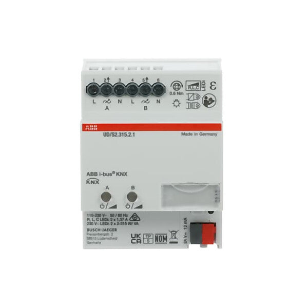 ABB LED-Dimmer 2 x 315 W/VA, B UD/S2.315.2.1